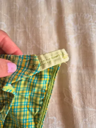 Bikini Zara - Cuadros Vichy Verde