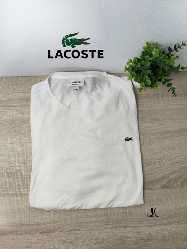 Camiseta Lacoste blanca XXL