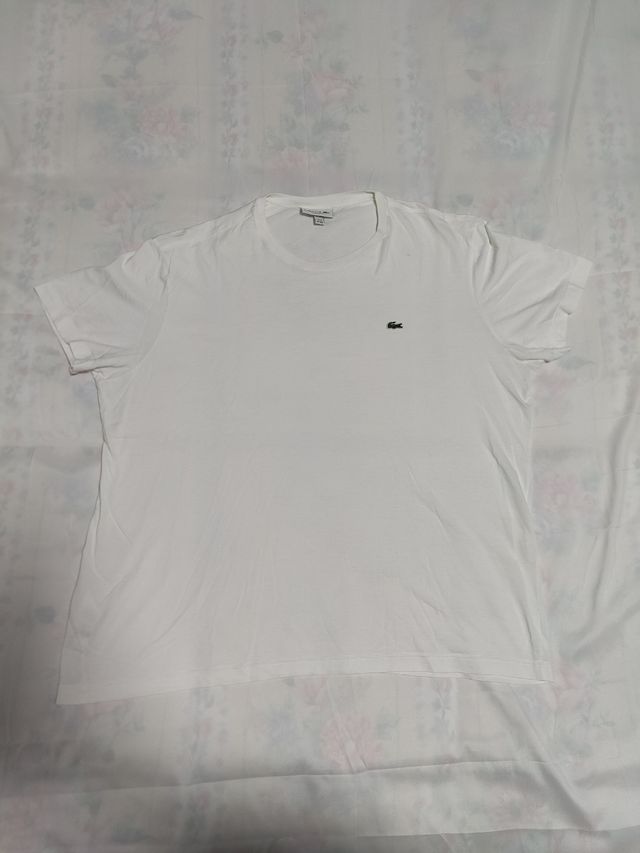 Camiseta Lacoste blanca XXL