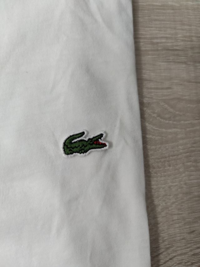 Camiseta Lacoste blanca XXL