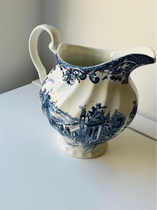 Sopera loza longwy Beige y Preciosa lechera