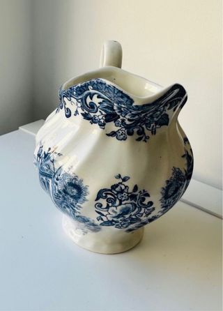 Sopera loza longwy Beige y Preciosa lechera