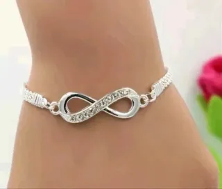 Pulsera Infinito Plata Ajustable