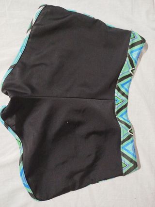 Bikini 2 piezas azul y negro