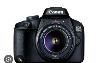 Canon EOS 4000D + objetivo