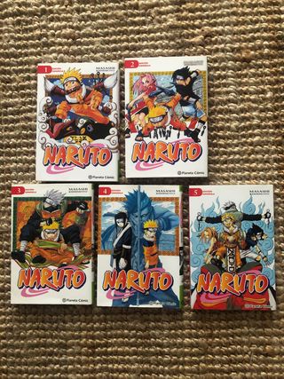 Naruto nº 01/72 , N2, 3, 4 y 5