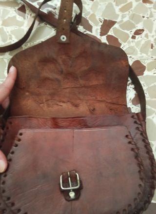 Borsa a tracolla in cuoio