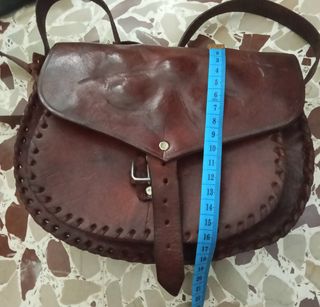 Borsa a tracolla in cuoio