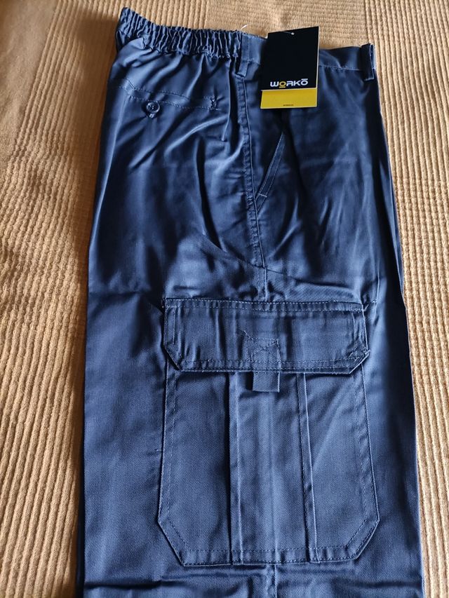 Pantalones WORKO Gris Talla 42
