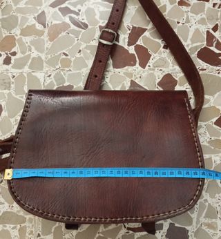 Borsa a tracolla in cuoio