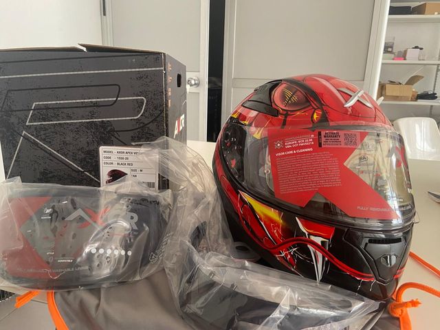 Casco Axor Apex Venom Rojo