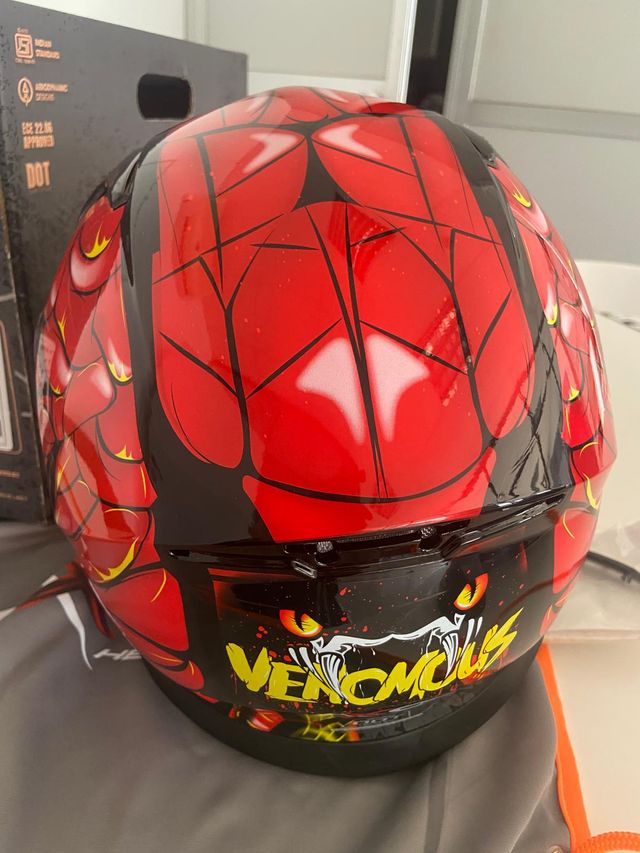 Casco Axor Apex Venom Rojo
