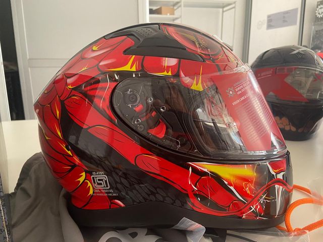 Casco Axor Apex Venom Rojo