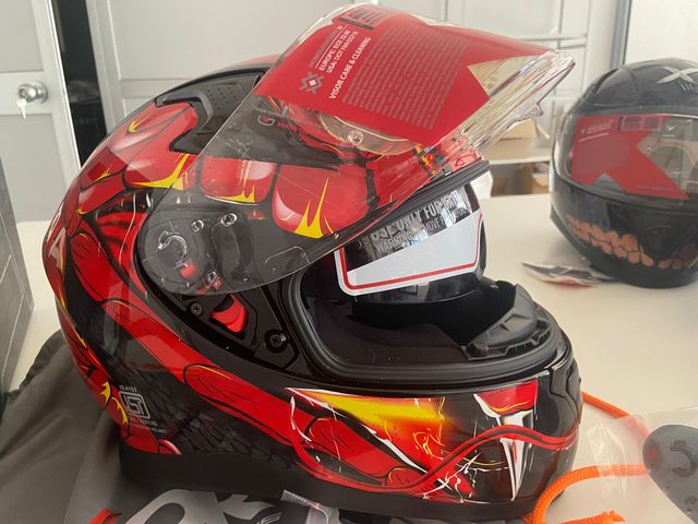 Casco Axor Apex Venom Rojo