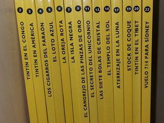 Lote cómics Tintín (tapa dura) 