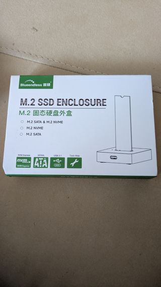 Blueendless - Dock de disco duro externo SSD M.2