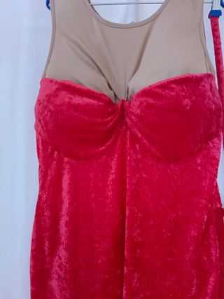 Disfraz diablita rojo-beige