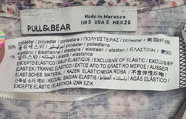 Vestido Pull&Bear boho chic talla S