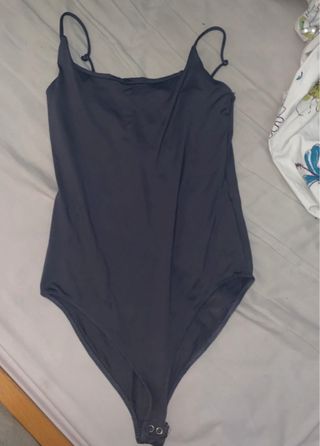 Body gris Stradivarius - Talla M