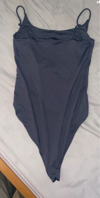 Body gris Stradivarius - Talla M