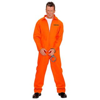 Disfraz de Preso Naranja Adulto