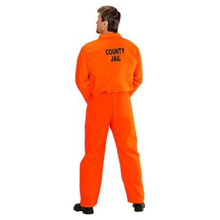 Disfraz de Preso Naranja Adulto