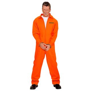 Disfraz de Preso Naranja Adulto