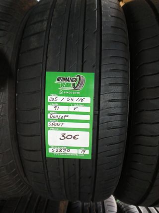 205 55 16 91V DUNLOP SPORT 