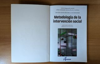 Metodología de la intervención social (Libro CFGS)