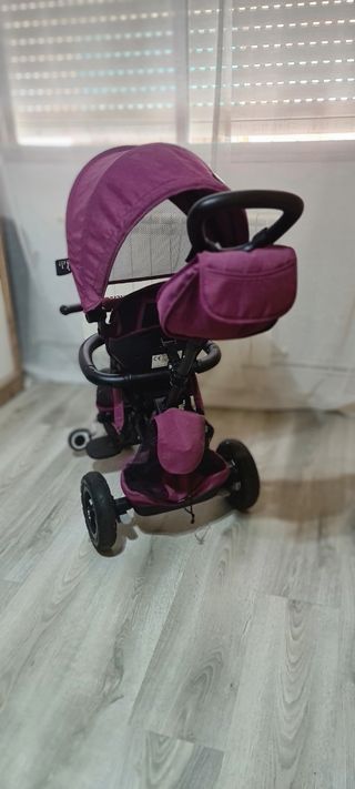 Tríciclo Qplay Evolutivo Rito Eleganza