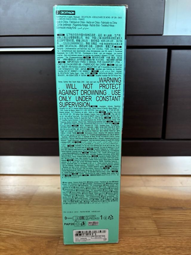 Flotador Bebé Nabaiji BB Seat 7-11kg