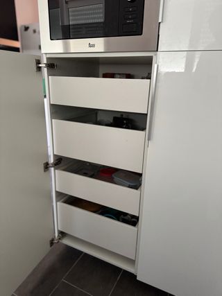 Armario cocina IKEA blanco 210x120cm