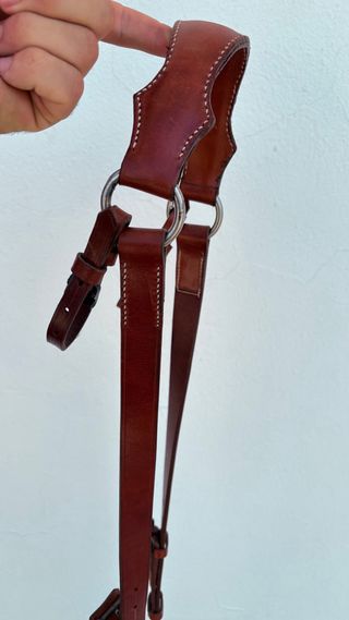 Pecho petral vaquero cuero 