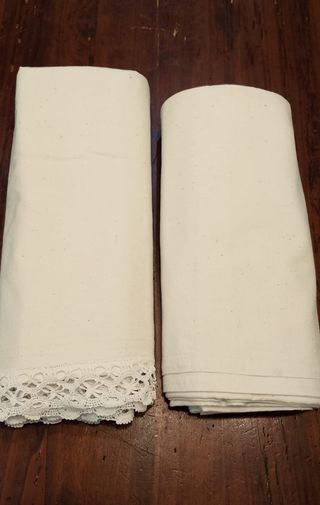 Antico lenzuolo  in canapa
