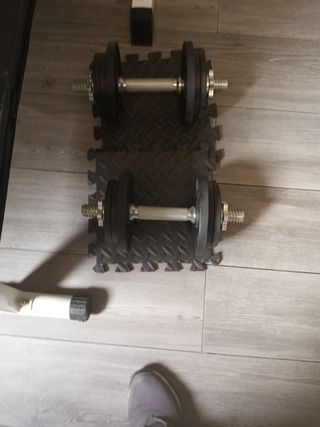 Banco Musculación con Pesas