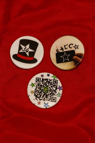 Set 3 chapas de magia ESP con predicción y QR