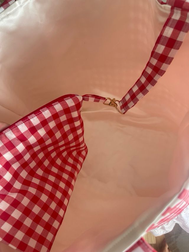 Bolso de playa tote bag , con neceser