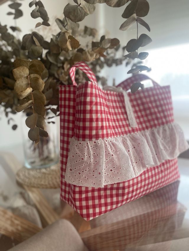 Bolso de playa tote bag , con neceser