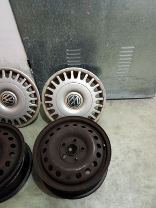 4 Llantas VW T4 + 4 Tapacubos