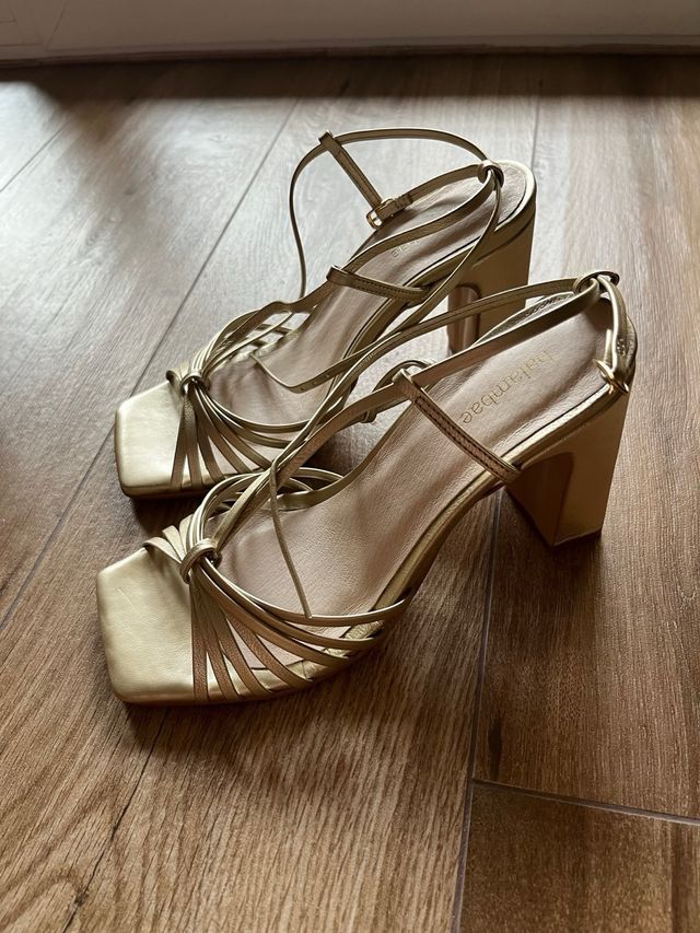 Sandalias Balambae Coimbra Doradas