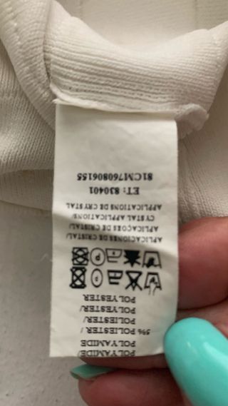 Top Carolina Herrera blanco - Talla L