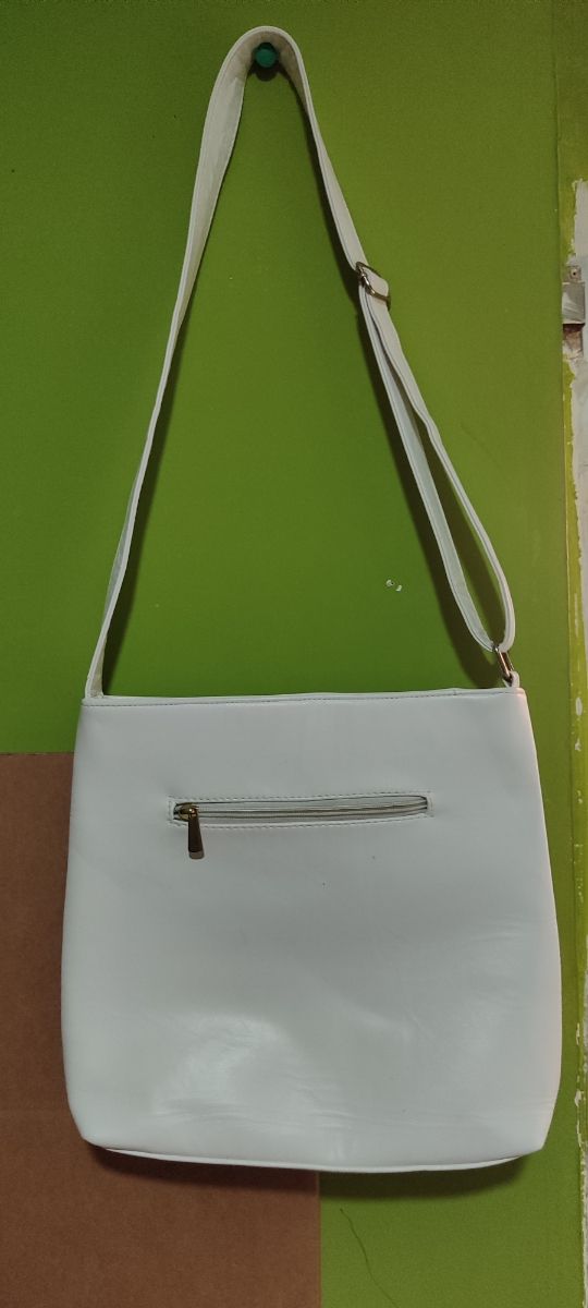 Bolso blanco bandolera