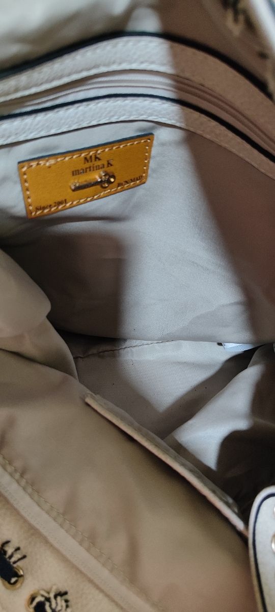 Bolso beige - bandolera