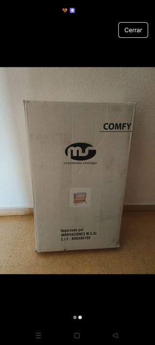 Cuna bebé plegable rosa