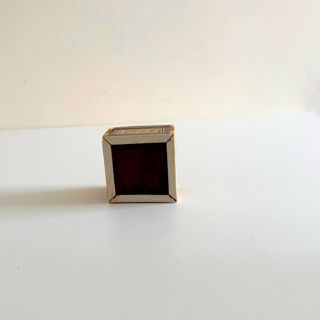 Joyero vintage pequeño madera y nácar artesanal