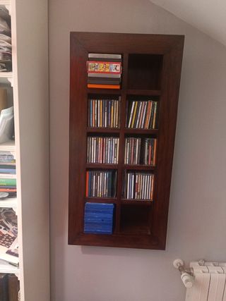 Estantería de madera BANAK marrón