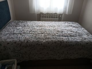 Edredón cama 90 - beige y verde