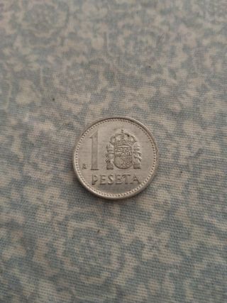 Moneda 1 peseta España 1987