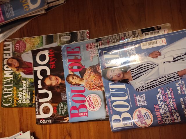 Riviste Burda cucito: cartamodelli