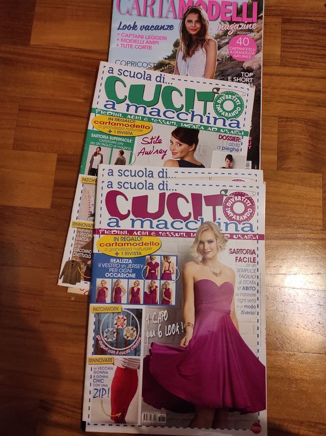 Riviste Burda cucito: cartamodelli
